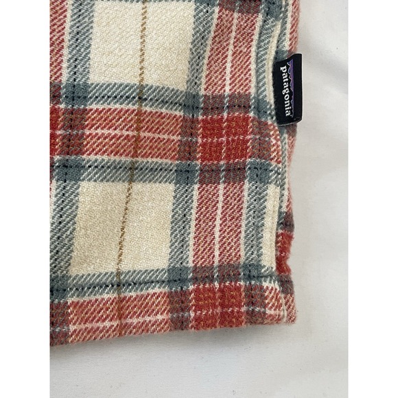 Patagonia Fjord Flannel Shirt Men's Large Light Sesame Organic Cotton Gorpcore - Picture 5 of 8